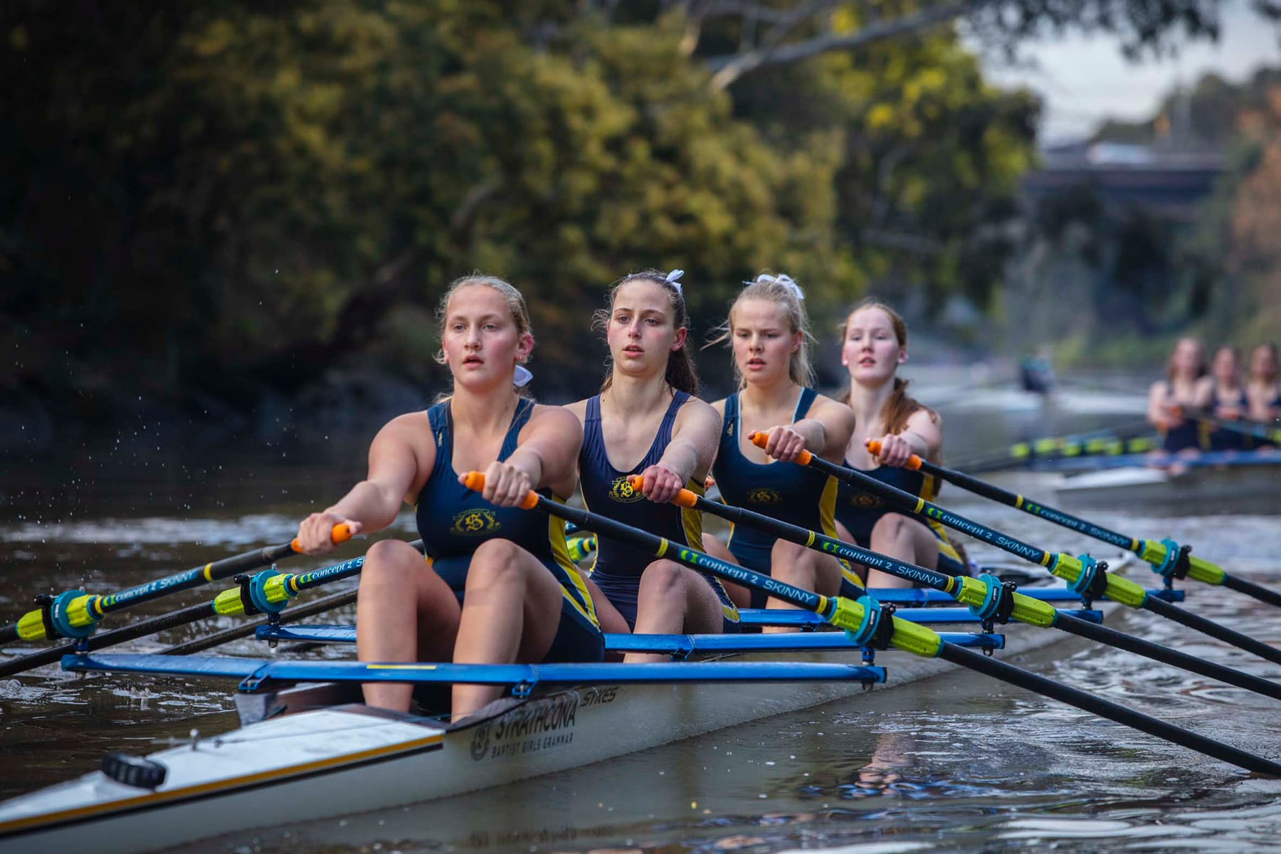 Strathcona girls rowing